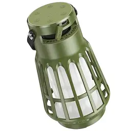 Портативна акустика-лампа Hoco BS61 2 в 1 Wild fun outdoor camping light бездротова зелена - мініатюра 2
