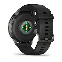 Смарт-годинник Garmin Venu 4 45 мм Slate з чорним силіконовим ремінцем - мініатюра 2