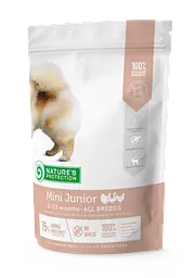 Сухий корм для цуценят малих порід Nature's Protection Mini Junior Small Breeds, 500г