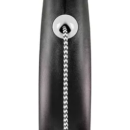 Рулетка Flexi Black Design для собак трос розмір S 5 м чорна - мініатюра 2