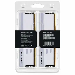 Модуль пам'яті для комп'ютера DDR4 16GB (2x8GB) 3600 MHz Onyx White Prologix (PRO16GB3600YW4K) - мініатюра 5