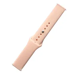 Універсальний ремінець Silicone Band для Xiaomi Amazfit Bip 20mm Pink Sand [51444] - мініатюра 1