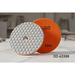 Круг алмазний Alloid Building Tools Hexagon шліфувальний на липучці 100 мм зерно 200 (DD-63388) - мініатюра 7