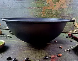 Казан узбецький Наша майстерня WOK з кришкою-сковородою гриль 8 л (Т405СРGr) - мініатюра 3