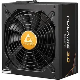 Блок живлення 850W Chieftec POLARIS 3.0 PPS-850FC-A3, 135 мм, 80+ ЗОЛОТИСТИЙ, Cable management, retail - мініатюра 2