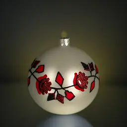 Набір ялинкових прикрас Різдвяні історії Код нації: Донеччина 3 кулі скло (4820001107142) - мініатюра 7