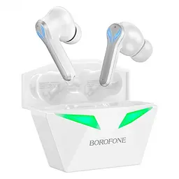 Bluetooth Стерео Гарнітура Borofone BW24 Білий - мініатюра 3