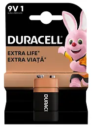 Лужні батарейки Duracell 9V, 1 шт. (5214444) - мініатюра 7