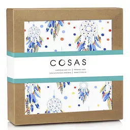 Пелюшка багаторазова Cosas непромокаюча Dream Catcher 70х120 см, блакитна