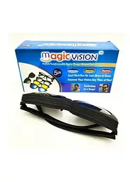 Окуляри магнітні 5 в 1 сонцезахисні антивідблиски  Good Idea Magic Vision окуляри для водіїв Чорний (747648R) - мініатюра 4