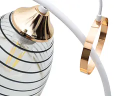 Настільна лампа Brille класична LK-728T/1 E27 WH+FG - мініатюра 2