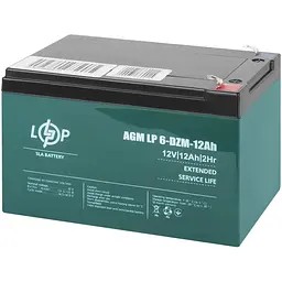 Акумулятор LogicPower LP 6-DZM-12 Ah тяговий свинцево-кислотний (LP3536) - мініатюра 2