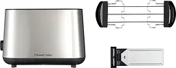 Тостер Russell Hobbs Heaton Brushed 2Slice Toaster 27390-56 - мініатюра 3