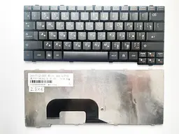 Клавіатура для ноутбуків Lenovo IdeaPad S12 чорна UA/RU/US
