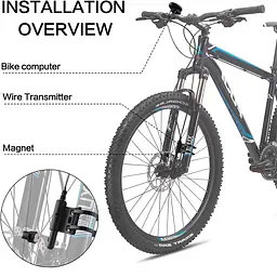 Велокомп'ютер Bicycle Computer NO: 669/999 Waterproof + підсвічування екрану (19 функцій) - мініатюра 7