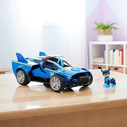 Ігровий набір Paw Patrol Цуценячий патруль у кіно 2: Поліцейський автомобіль-трансформер Гонщика делюкс (SM17732/7887) - мініатюра 9