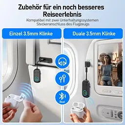 Bluetooth 5.3 адаптер TX/RX 2-в-1 для телевізора, авто та AUX - мініатюра 3