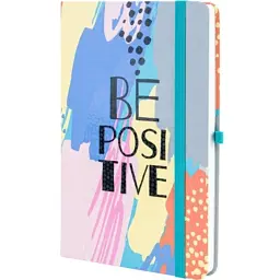 Книга записна Optima Be Positive А5, 128 аркушів, лінія (O20812-37) - мініатюра 2