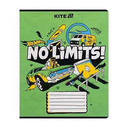 Зошит Kite Hot Wheels, 18 аркушів, лінія (HW25-237), в асортименті - мініатюра 7
