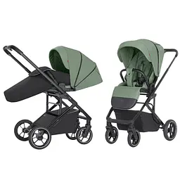Всесезонна прогулянкова коляска Carrello Alfa CRL-5508 BF Sea Green з реверсивним блоком - мініатюра 2