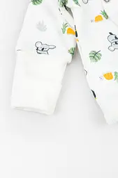 Теплий комплект для новонароджених 3 в 1 Koala з футеру з начосом (розпашонка, повзунки, чепчик) - мініатюра 7