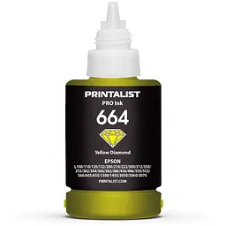 Чорнило PRINTALIST 664 для Epson L110/L210/L300 140г Yellow водорозчинне (PL664Y) - мініатюра 3