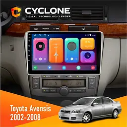 Штатна магнітола Toyota Avensis 2002-2008 Cyclone C9-001 2x32 CPL Cyclone (НФ-00002883)