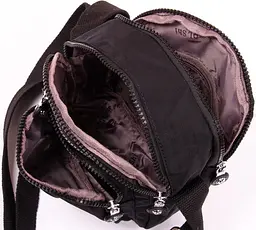 Сумка жіноча JIELSHI 17х19х11 см Чорний (LANC23 black) - мініатюра 6