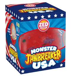 Льодяник з жуйкою всередині Zed Candy Monster USA Jawbreaker In A Box 310 г