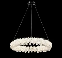 Сучасна підвісна LED-люстра L33038/500/1 LED (CH) - хром, 90 Вт, діаметр 50 см, від 12 до 18 м2 - мініатюра 5