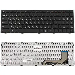 Клавіатура для ноутбука LENOVO (IdeaPad 100-15IBY) ukr чорний