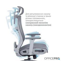 Офісне крісло OfficePro Balance OC620-G-DG-DG (OC620-G-DG-DG) - мініатюра 13