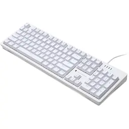 Клавіатура Thunderobot K104 Red Switch USB UA White (6932066308162) - мініатюра 7