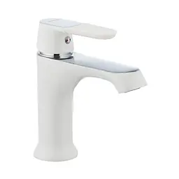Змішувач для умивальника Mixxus Premium Tiger 001 white MI0570 Білий матовий