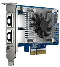 Мережева карта QNAP Dual-port RJ45 10GbE network expansion card PCIe 3.0 x4 (QXG-10G2T-X710) - мініатюра 4