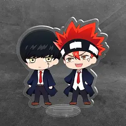 Акрилова колекційна фігурка Чібі Chibi Аніме Магія та м'язи 1 10 см - мініатюра 2