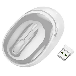 Бездротова миша Hoco GM34 Nuevo Dual-Mode Business Wireless Mouse Grey-White