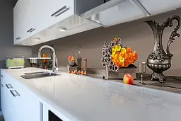 Кухонний фартух Помаранчевий Натюрморт вінілова наклейка ПВХ фрукти глечик Сірий 60х200 см Happy Pocket Z180649 - мініатюра 6