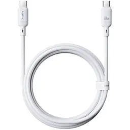 Кабель Baseus Silky Series Fast Charging Cable Type-C to Type-C 100W 2m White - мініатюра 3