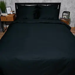 Підковдра Moon&Star Satin Premium Black Velvet Двоспальна 175x210 см - мініатюра 2