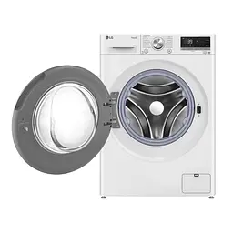 Прально-сушильна машина LG фронтальна 9(6) кг 1400 А 56 см дисплей пара інвертор білий - мініатюра 4