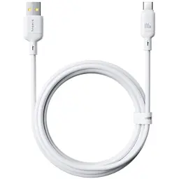 Кабель Baseus Silky Series Cable USB to Type-C 100W 2m P10377703213-01 White - мініатюра 2