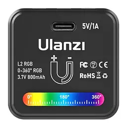 Накамерне світло Ulanzi L2 RGB [75572] - мініатюра 6