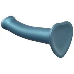 Насадка для страпону Strap-On-Me Mono Density Dildo M Blue - мініатюра 2