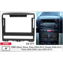 Перехідна рамка Fiat Albea, Siena, Palio, Idea Carav 22-377 - мініатюра 5