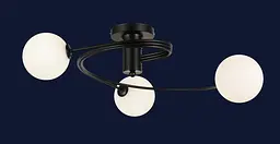 Люстра модерн Levistella 7529768-3 BK+WH - мініатюра 2