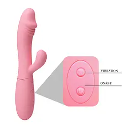 Вібратор Pretty Love Snappy Vibrator Light Pink - мініатюра 5