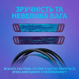 Навушники з мікрофоном Logitech G335 Wired Gaming Black (981-000978) - мініатюра 7