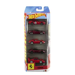 Набір Hot Wheels з 5-и базових машинок Ferrari (JLN12) - мініатюра 6