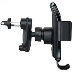 Автомобільний тримач холдер Baseus Smart Solar Power Wireless Car Mount Electric Holder SUZG000001 Black - мініатюра 8